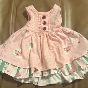 Swoon Baby Charming Pink Floral Kids Dress